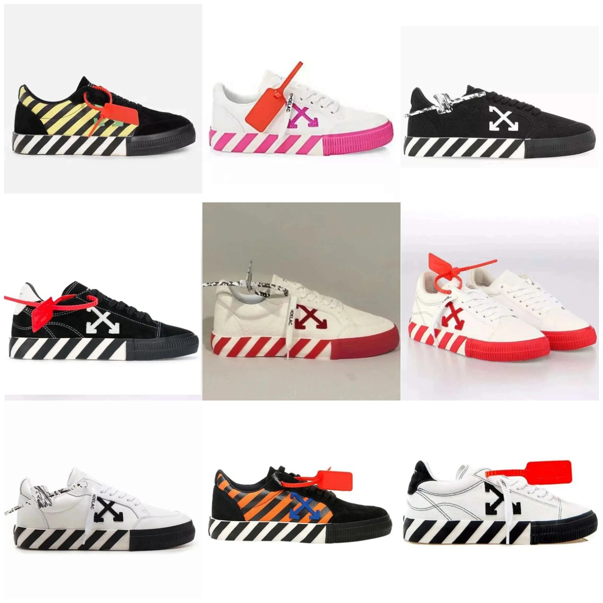 off trendy white shoes