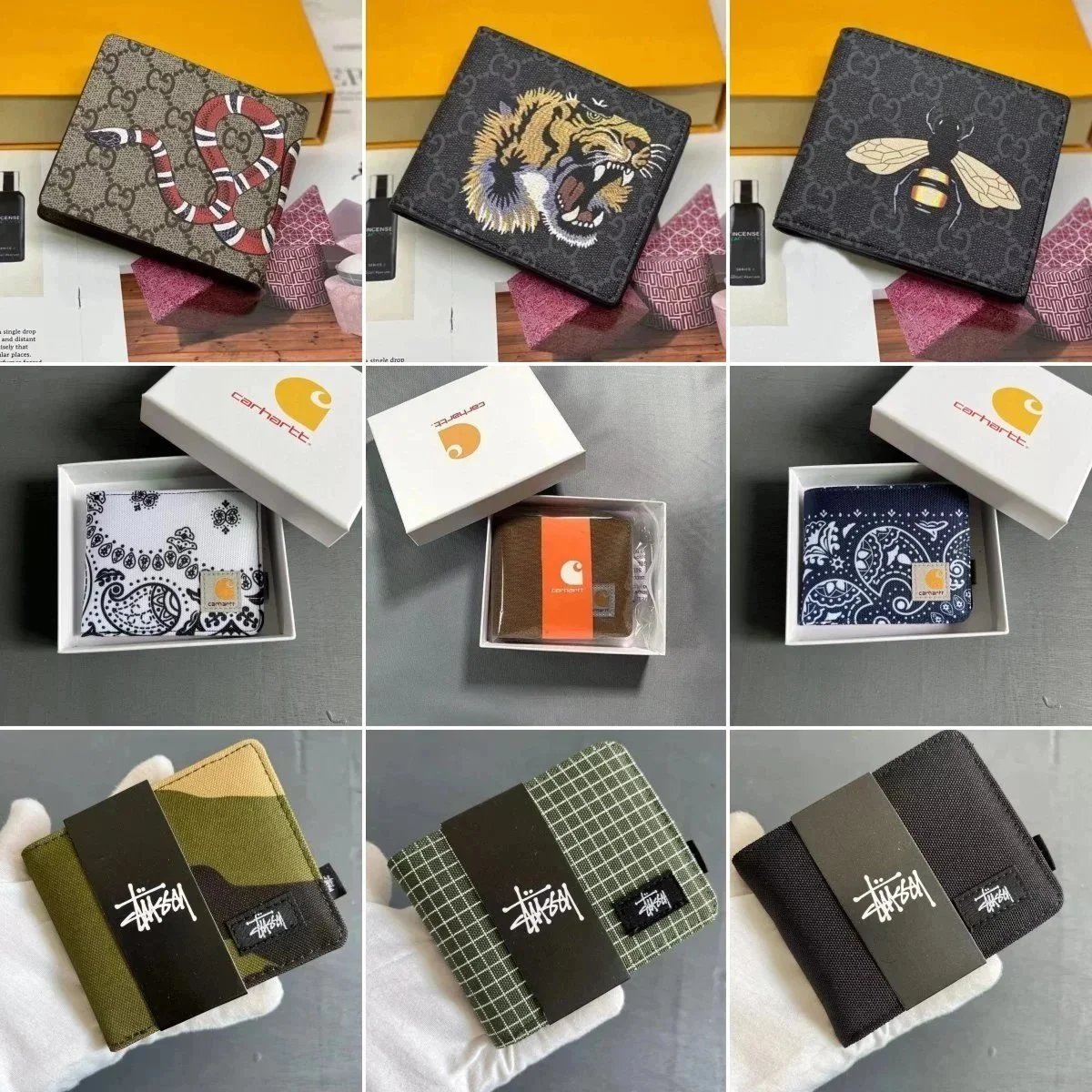 Trendy cool shorts folding wallet